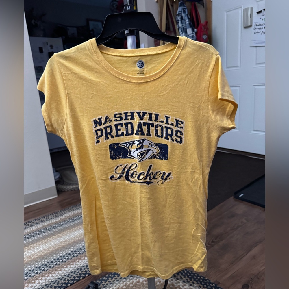 NHL Nashville Predators Gold Tee